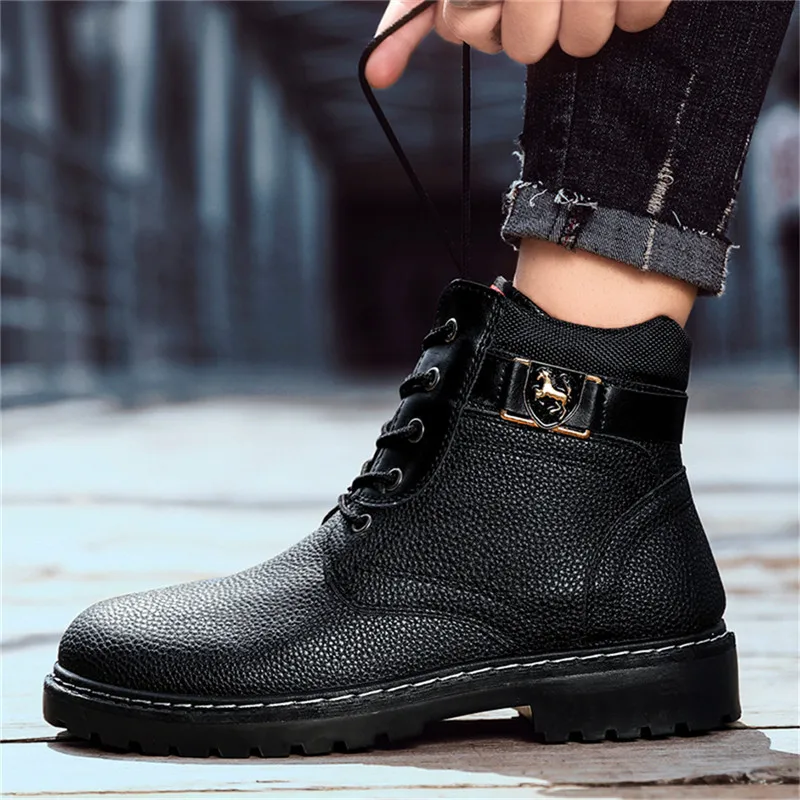 39-44 boots winter Comfortable Non-Slip warm men winter shoes#GC38188