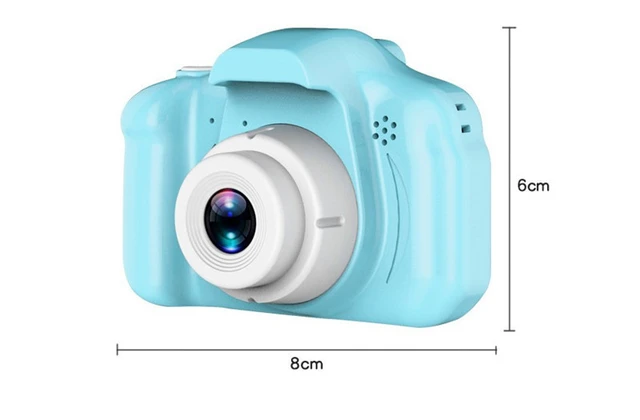 Mini Camera Kids Toys Cartoon 2 Inch HD Screen Digital Cameras Video Recorder Camcorder Language Switching Timed Shooting 4