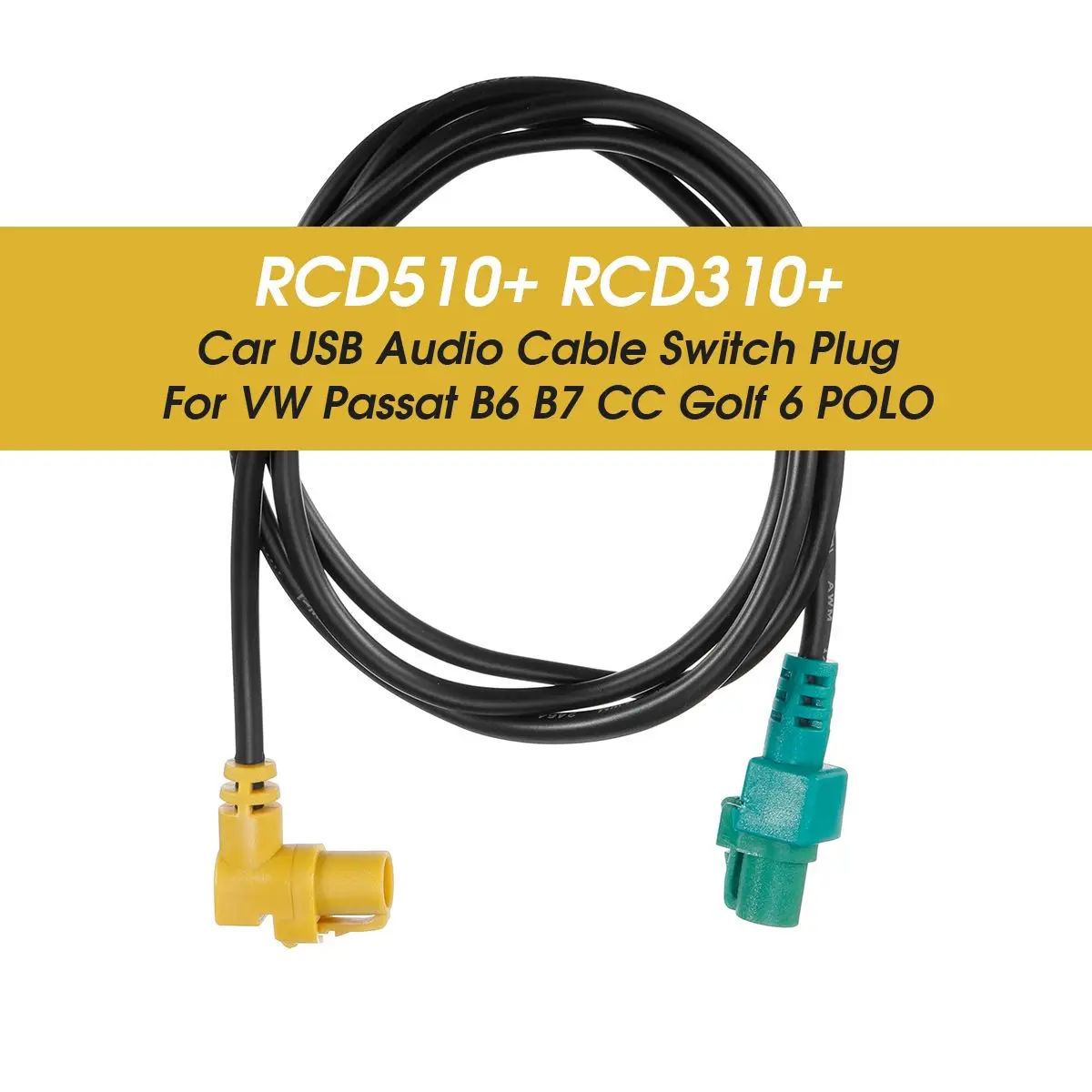 KROAK RCD510+ RCD310+ сигарет розетка машинный аудиокабель USB переключатель разъем для VW Passat B6 B7 для Golf POLO RCD510/310
