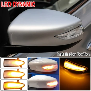 

For Nissan Altima Sylphy 2013-2018 Dynamic Turn Signal LED Side Rearview Mirror Indicator Blinker Repeater Light