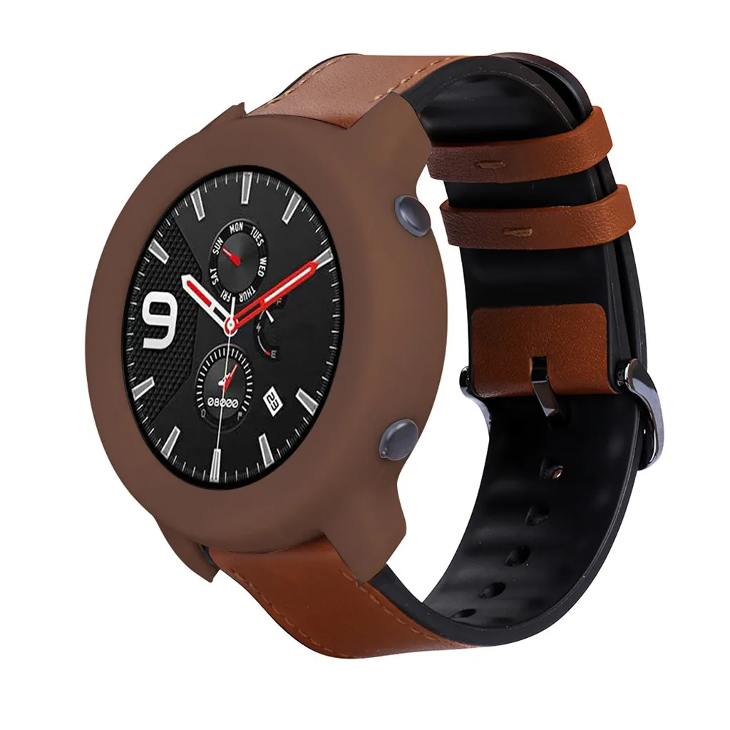 20/мягкий полный Чехол для часов защитный силиконовый чехол для Huami AMAZFIT GTR 47 мм чехол из ТПУ Защитная пленка для экрана часы