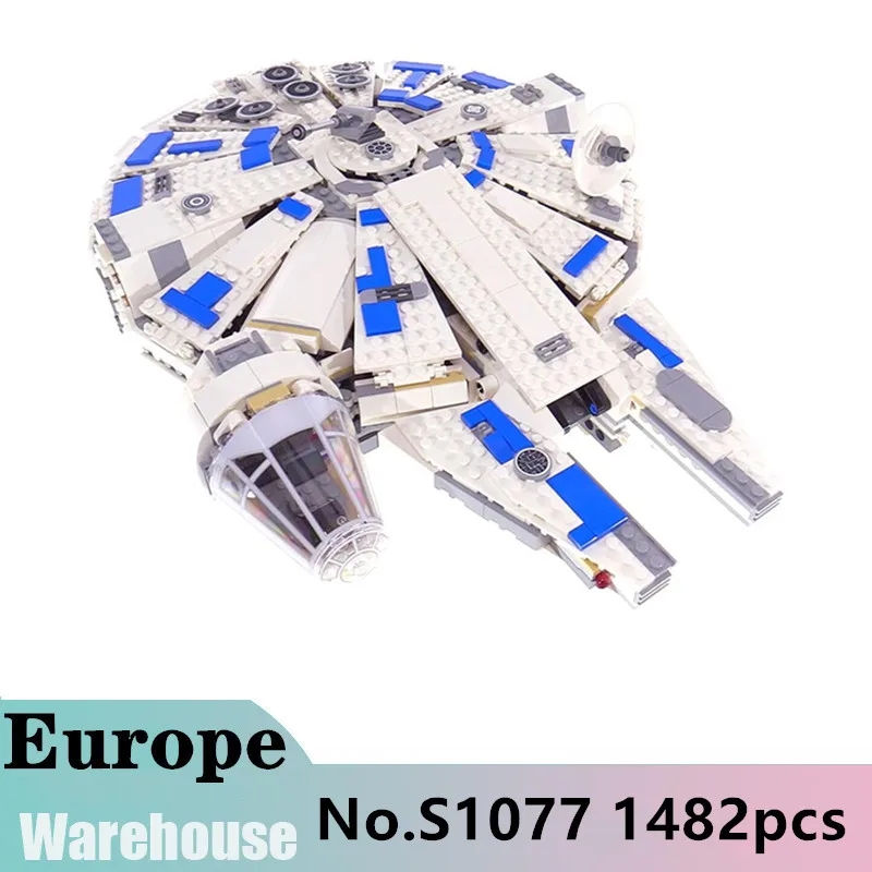 

S1077 Smart Building Blocks Star Wars Series Force Death Star Ship Compatible with 75212 Millennium Architecture Toys Bricks