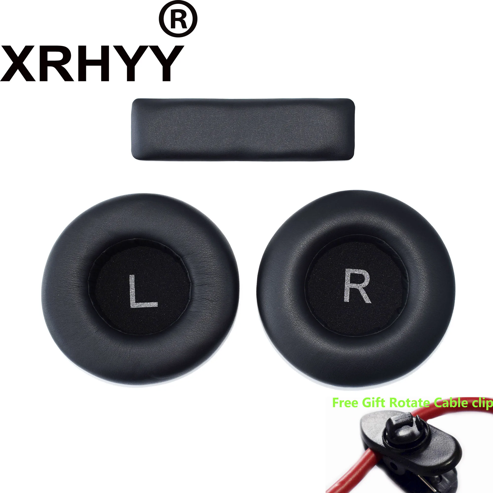 Черная сменная повязка на голову XRHYY амбушюры наушников чашки с пеной Чехол