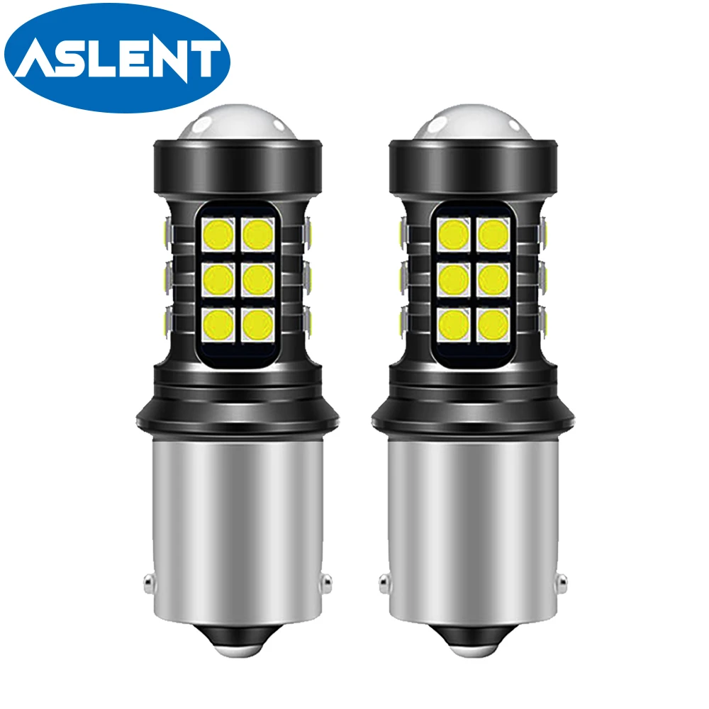 

2x W16W T15 1156 P21W BA15S 7440 W21W WY21W LED Bulbs 3030 27SMD Canbus Backup Light 921 912 Car Reverse Lamp Xenon White 12V