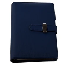 FASHION Pocket Organiser Planner Leather Filofax Diary Notebook Blue