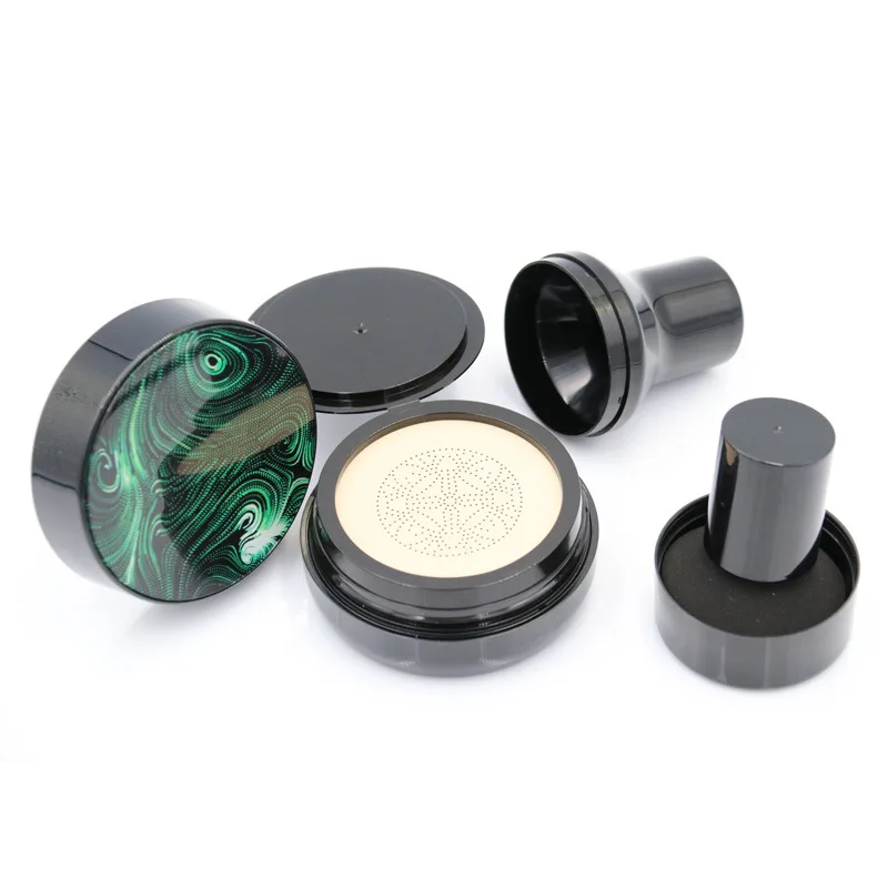Mushroom Head Seal Puff CC BB Cream Air Cushion Case with Powder Puff for DIY Refill Empty Cosmetic Containers Cosmetic Jar Set