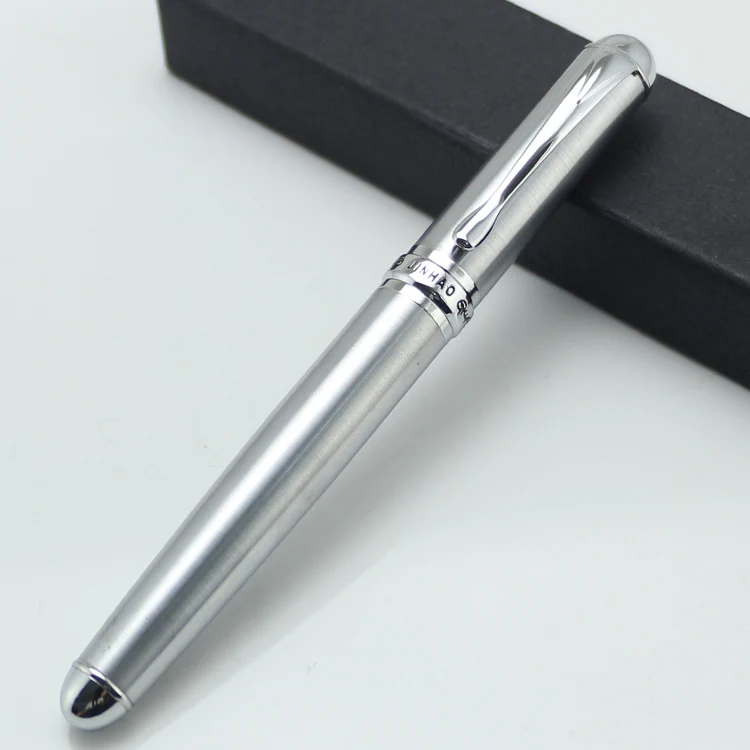 JINHAO 750 благородный железо серый 18KGP перьевая ручка с перьевым наконечником
