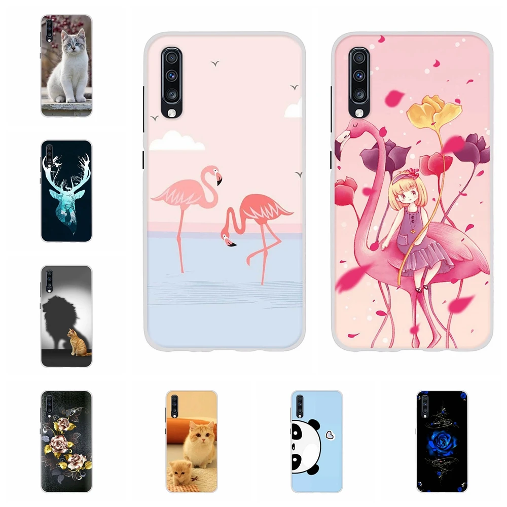 

For Samsung Galaxy A10 A40 Case Soft Silicone For Samsung Galaxy A20 A30 Cover Cartoon Pattern For Samsung Galaxy A50 A70 Shell