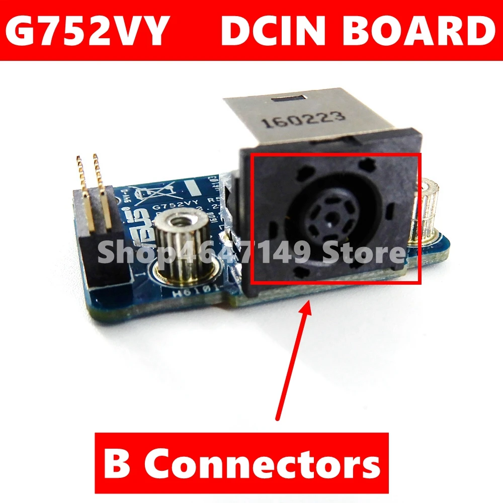G752VY Rev 2 3 плата зарядный порт для Asus G752V G752VM G752VT G752VS G752VL DC разъем