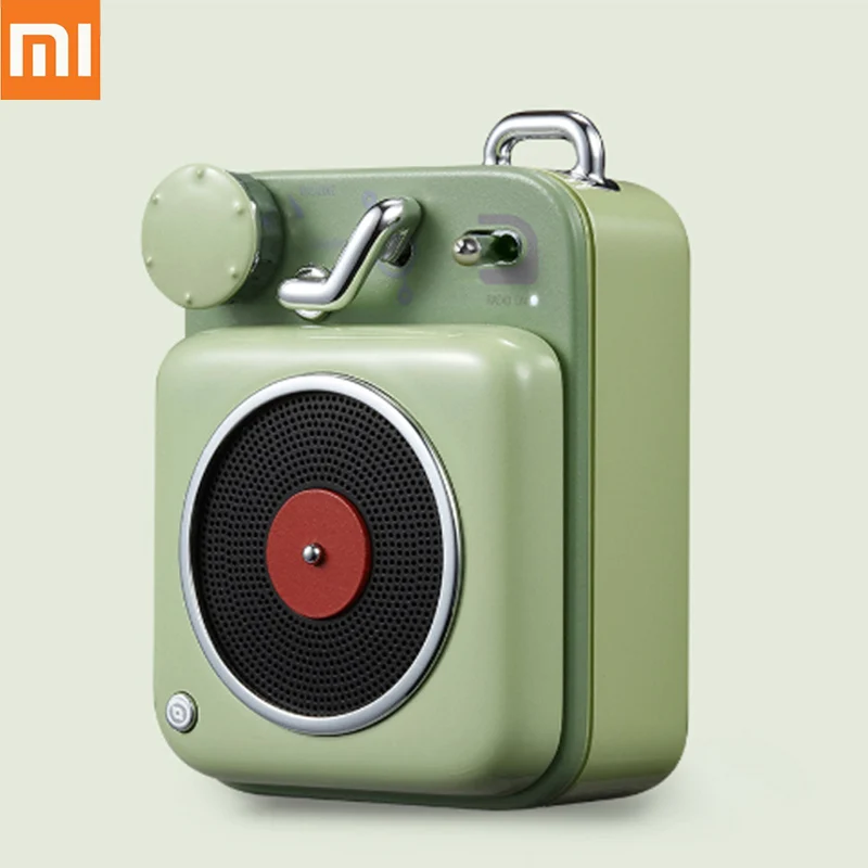 

Xiaomi Mijia Atomic Player Portable Portable Car Phone Audio Retro Bluetooth Speaker Wireless Mini Cute Outdoor Subwoofer Gift