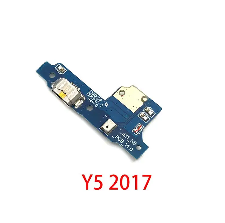 USB Мощность зарядный разъем для подключения к Порты и разъёмы док-станция гибкий кабель для huawei Y6 Y5 Y7 Pro Y9 Prime P Smart - Цвет: Y5 2017