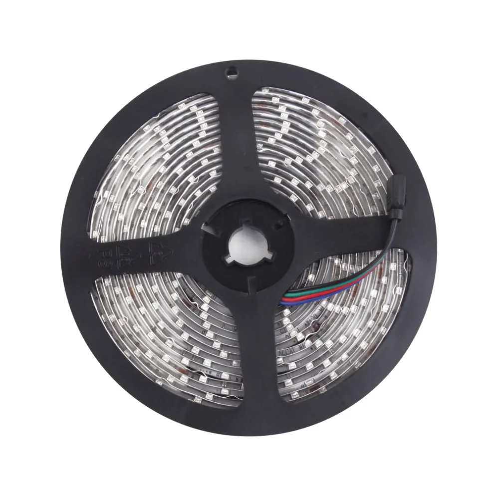 Многофункциональный светильник, декоративный светильник 5 м 16 футов 3528 SMD RGB 300 светодиодный s светильник светодиодный Липкая лента DC 12 В лампа не водонепроницаемая