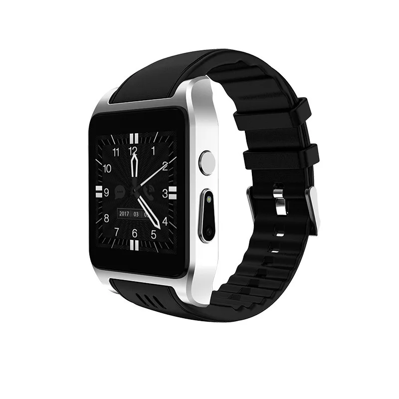 X86 Bluetooth Смарт-часы 3g Wifi 4 Гб Rom Android Smartwatch Relogio с 2,0 м камерой поддержка sim-карты для HUAWEI Redmi - Цвет: Серебристый