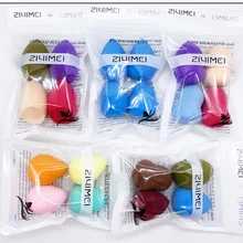 4 сухих и влажных порошка тыквы без порошка макияж яйца макияж хлопок капли воды макияж губка инструменты для макияжа