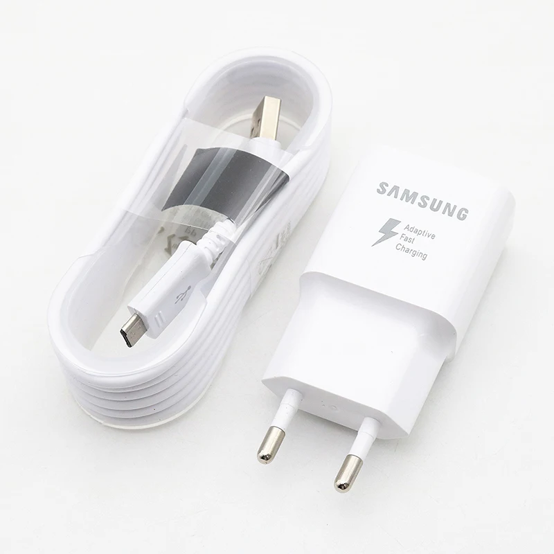 5v 3a usb c Original Samsung Fast Charger QC 3.0 charge adapter Usb cable For Galaxy M21 A10 J3 J5 j7 A3 A5 A7 2016 Note 2 4 5 S4 S6 S7 EDGE 65w usb c charger