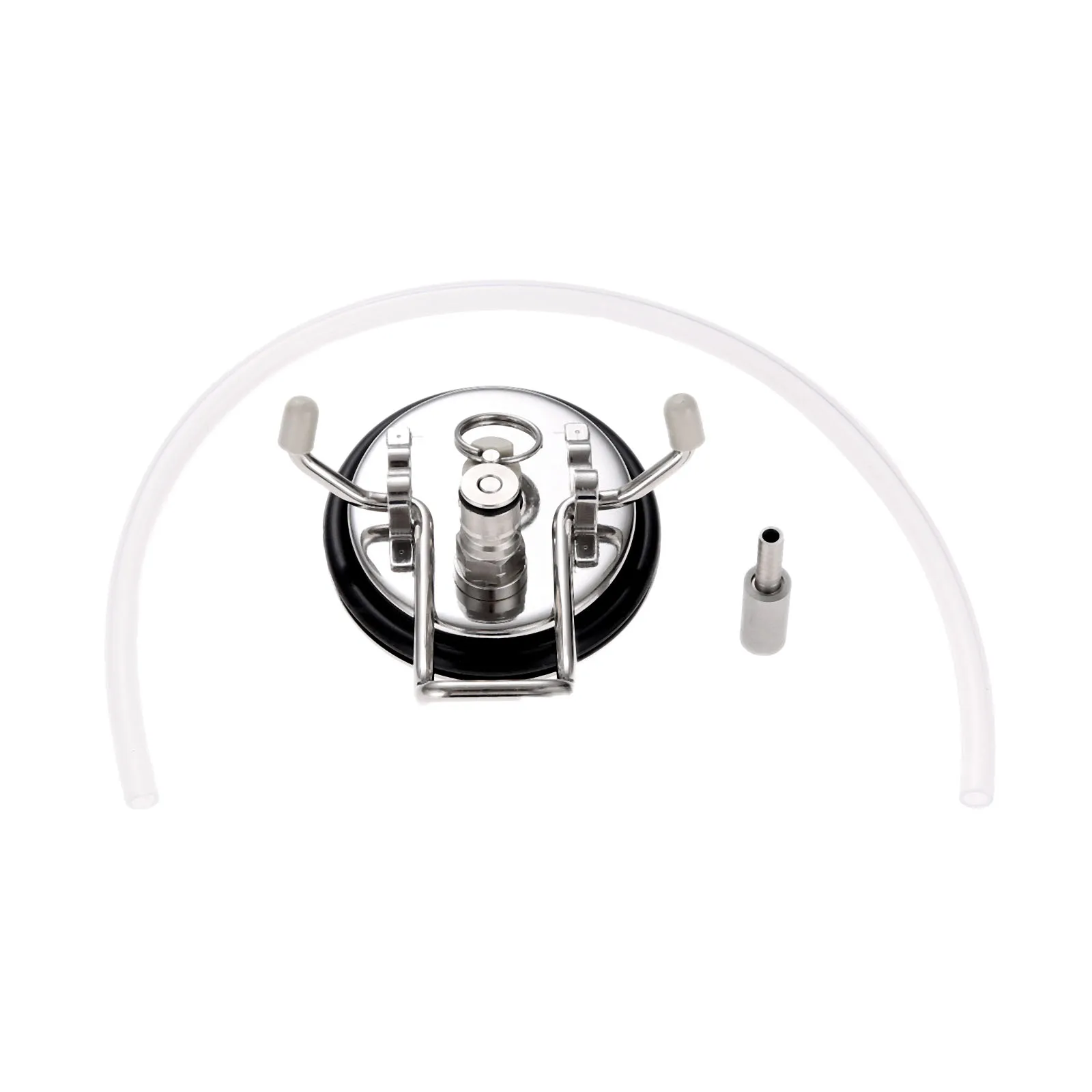 Stainless Steel HomeBrew Cornelius Style Keg Carbonation Keg Lid+Micron Diffusion Stone+50cm Silicone Tube Beer Line Beer Tool