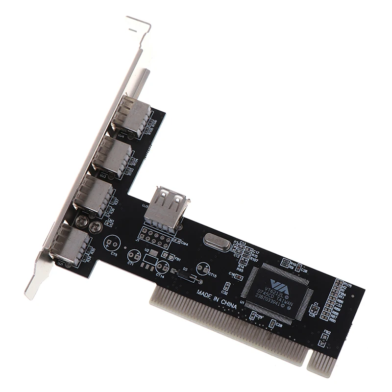 USB 2,0, 4 порта, 480 Мбит/с, высокая скорость, через концентратор, PCI контроллер, карта, адаптер, PCI карты для Vista Windows ME XP 2000 98 SE