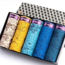 5 шт/лот мужские хлопковые трусы Мужское нижнее белье боксеры дышащие мужские трусы-боксеры прочные кальсоны удобные брендовые шорты