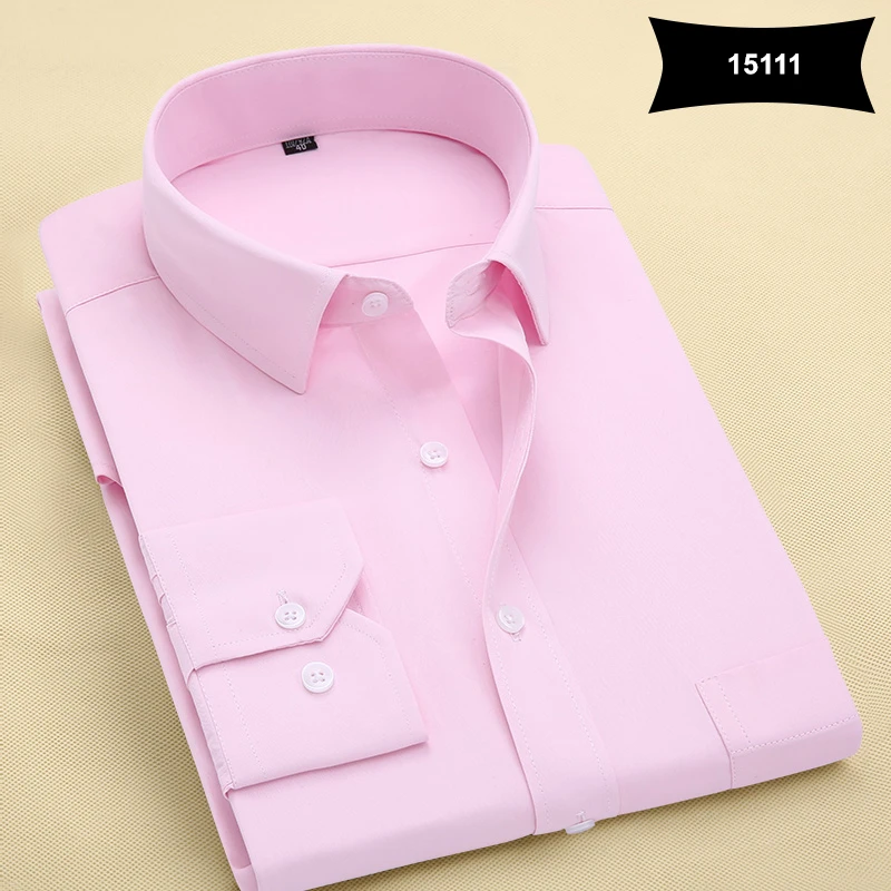 MACROSEA/рубашка Классические мужские рубашки в клетку с длинными рукавами; мужские повседневные рубашки; комфортные дышащие мужские офисные рубашки - Цвет: BM15111