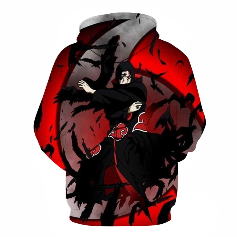 Naruto Series 3D Digital Print Hoodies Men Hoodies Spring Autumn New Youth Loose Sportswears Casual Long Sleeve Pocket Pullovers