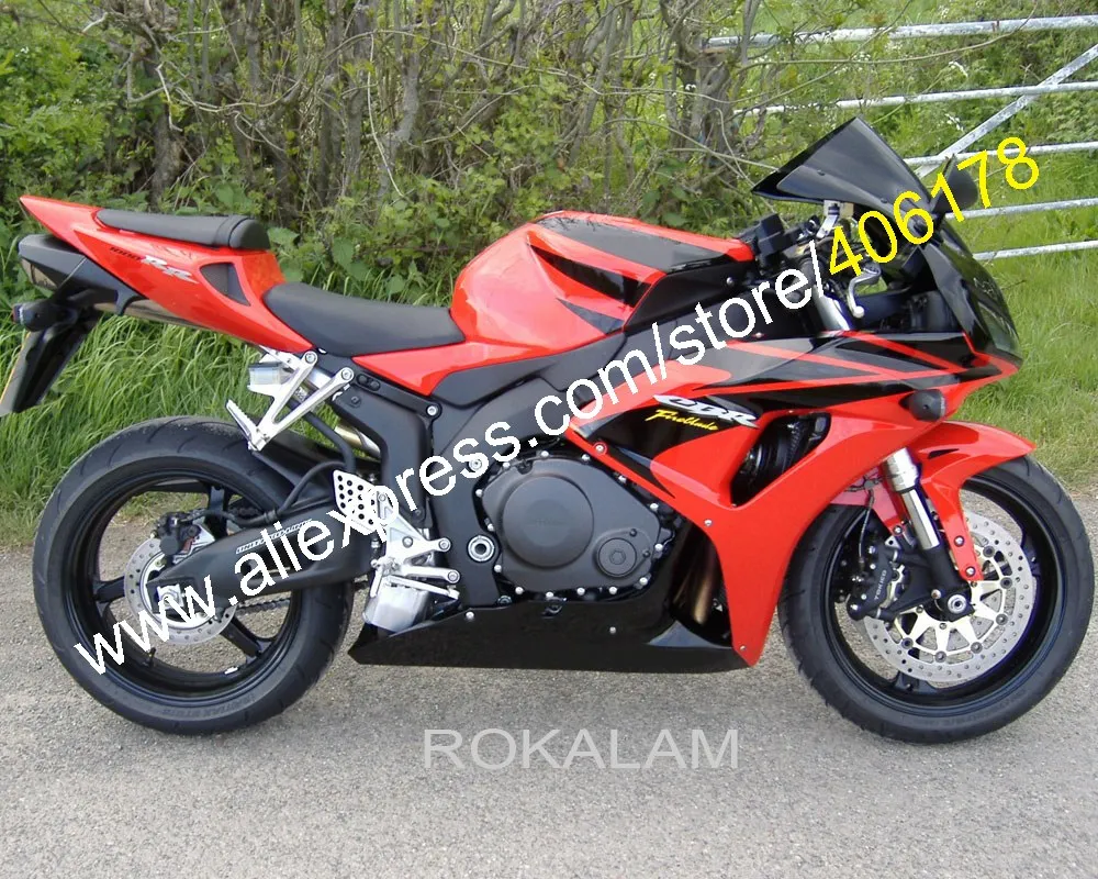 Обтекатели 06 07 CBR 1000 RR для Honda CBR1000RR 2006 2007 + Ветровое стекло (литьё под давлением) |