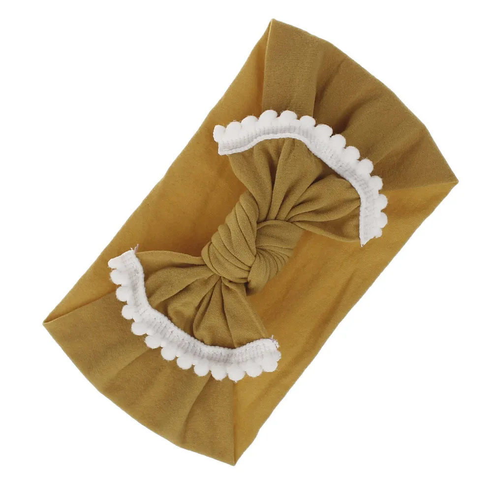 new baby headband Infant hair accessories Baby Toddler Infant Bowknot Headband Stretch Headwear Gift Toddlers headwrap
