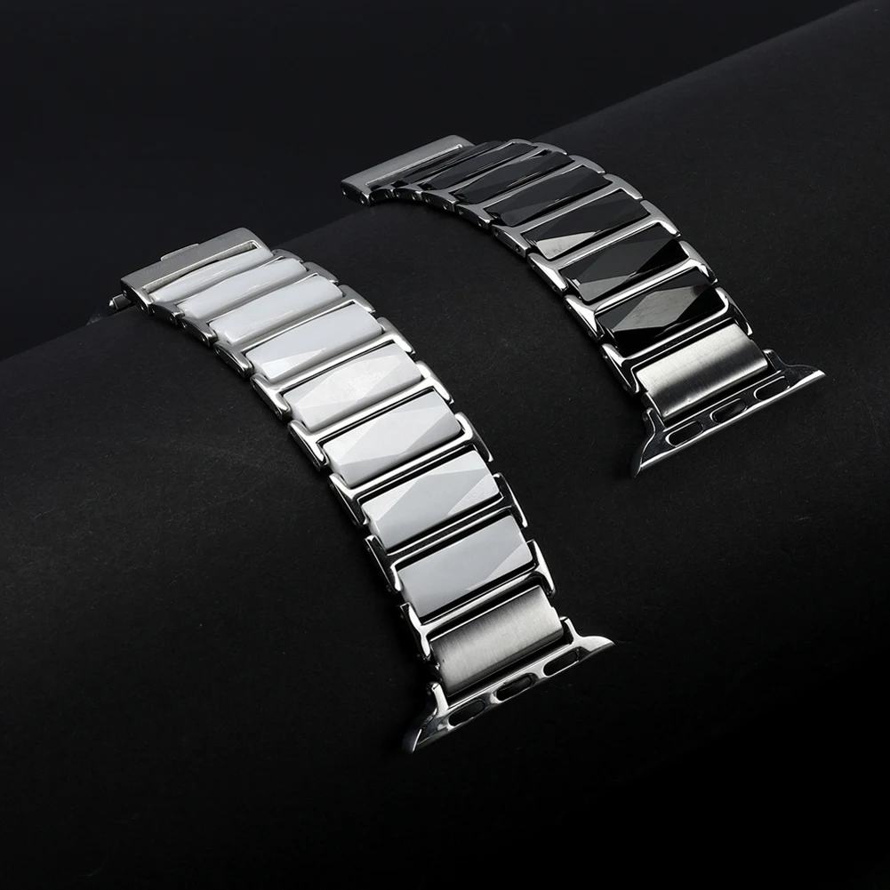 Joyozy Нержавеющая сталь для наручных часов Apple Watch, версии 4/3/2/1 сменный ремешок роскошь высокого класса для наручных часов Apple Watch 38 мм/42 мм/40 мм/44 мм