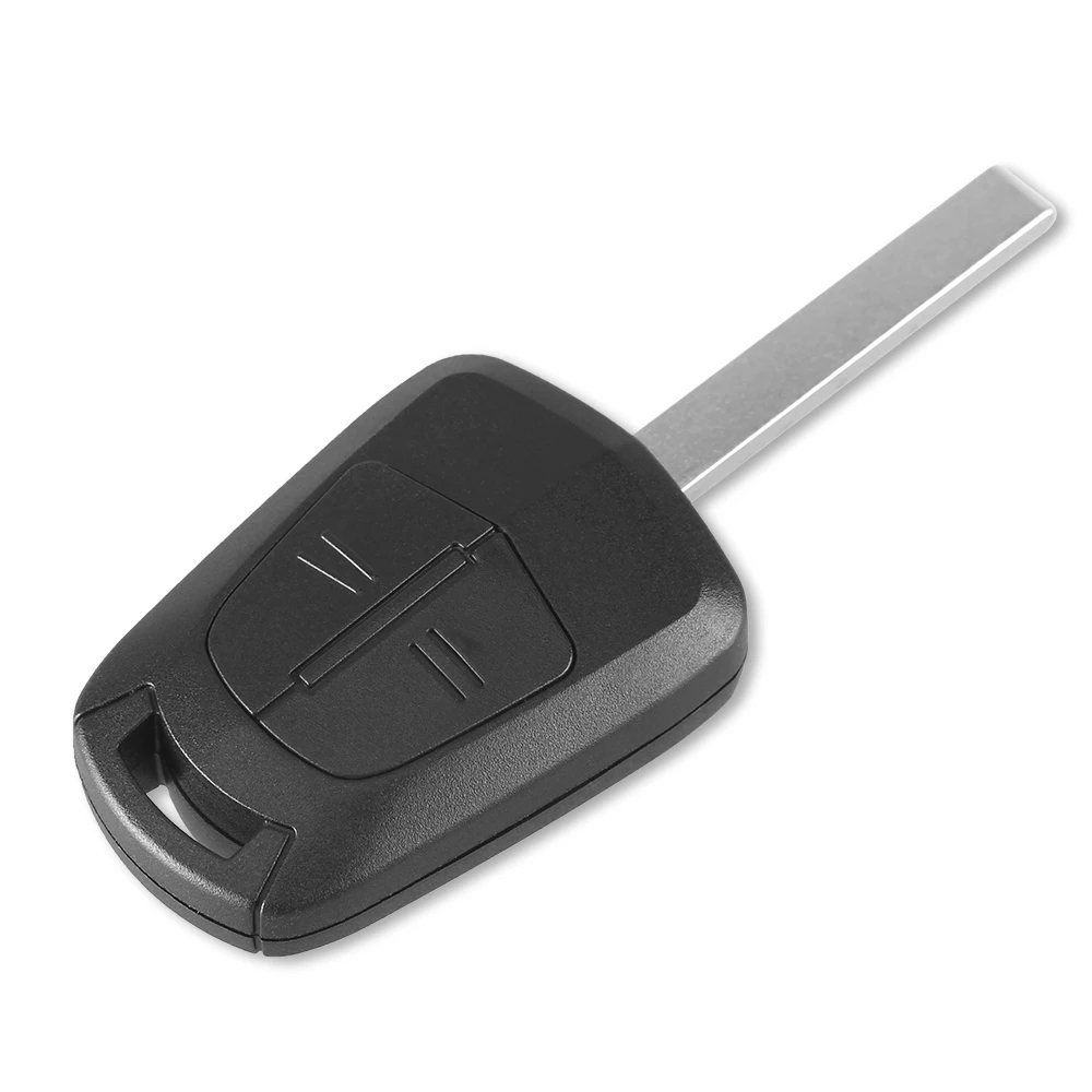 Dandkey 2 кнопки Автомобильный Брелок-чехол для дистанционного ключа чехол оболочка ключ лезвие для Opel Vauxhall Astra H Corsa D Zafira B
