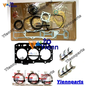 Kaufen 3TNE84 3D84E-3E 3TNE84T Überholung Re-ring Kit Für Yanmar JK035 SK35SR PC25-1 Bagger WA50-3 Radlader Motor Reparatur Teile