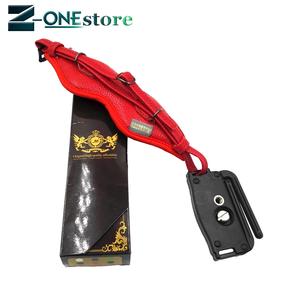 PU Leather soft Camera Hand Band Wrist Strap Belt for Sony Nikon Canon Pentax Fujifilm DSLR Cameras