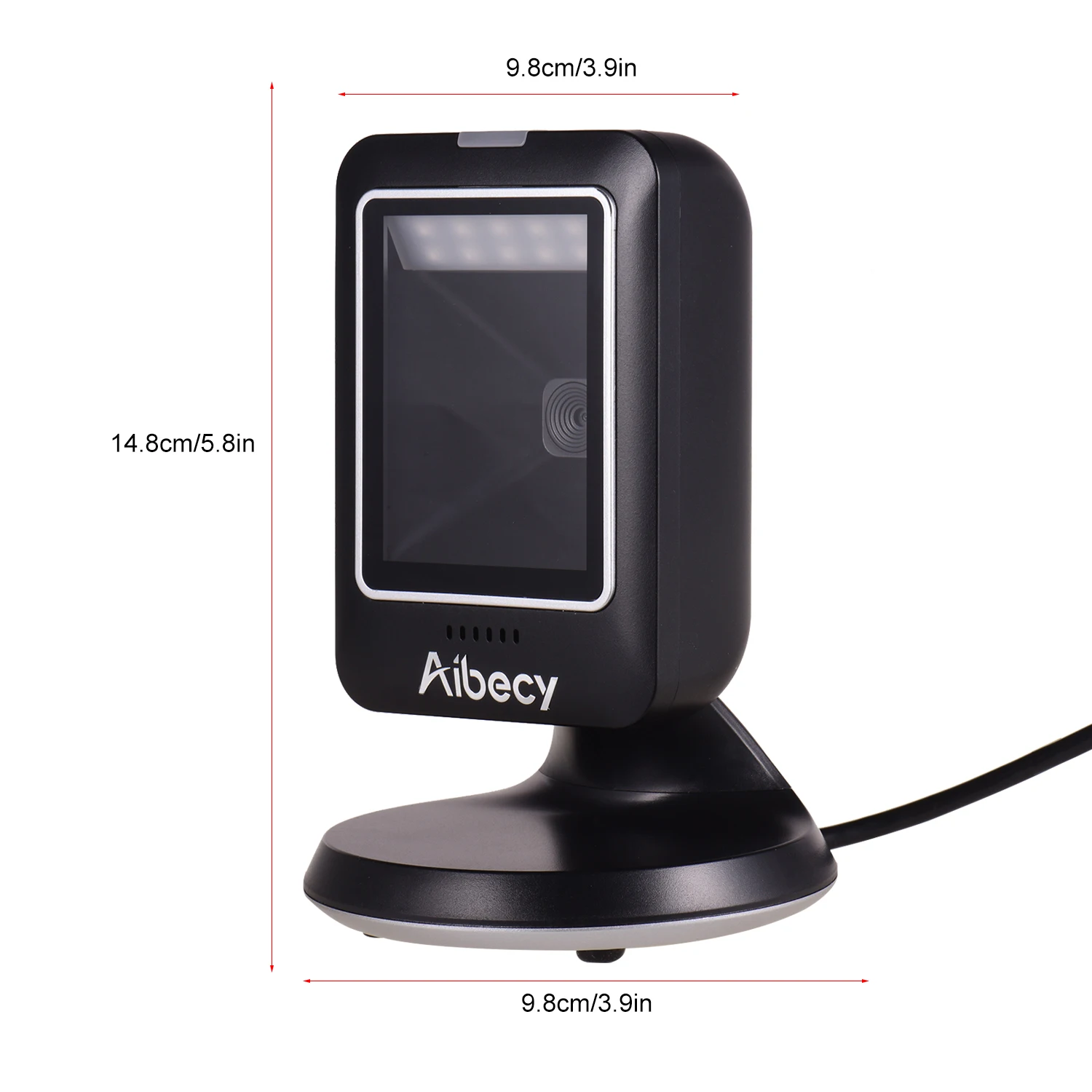 Aibecy MP6300Y 1D/2D/QR Всенаправленный сканер штрихкодов USB проводной считыватель штрих