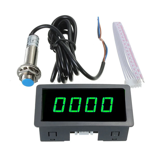 Digital Speed Meter Tachometer LED Tachometer AC220V with 4-Digit Tube Display High Measurement Accuracy Digital Speed Meter Tachometer LED Tachometer AC220V with 4-Digit Tube Display High Measurement Accuracy