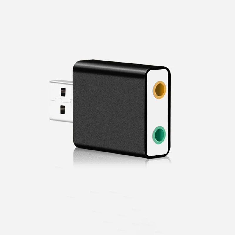 7,1 канальный алюминиевый сплав Usb звуковая карта компьютерная внешняя звуковая карта Usb7.1 звуковая карта аналоговая звуковая карта