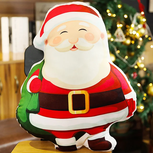 Simulation Santa Claus Christmas Tree Decoration Santa Claus Soft Sofa Pillow Family Decoration Christmas Decoration