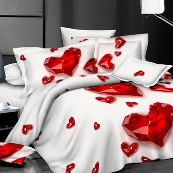 

3D Flower Bedding Set Flower Print Duvet Cover Comforter 2 Pillowcases for BedRoom Decor Bedding Article Home Textiles Supplies