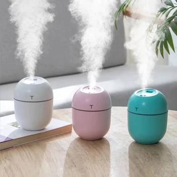 

Electric Air Humidifier Ultrasonic Mini Aroma Essential Oil Diffuser 200ML USB Home Car Fogger Mist Maker with LED Night Lamp