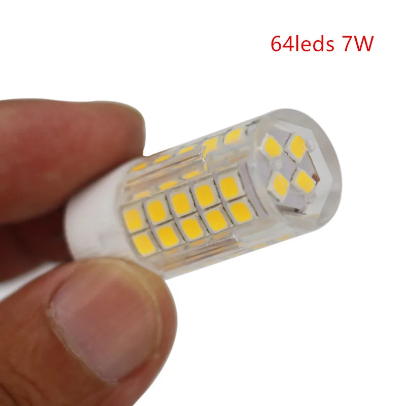 Высокое качество! G4 G8 GY6.35 SMD2835 7 Вт 9 Вт 10 Вт AC110V AC220V затемнения светодиодный светильник лампы лампада кукурузы светильник s