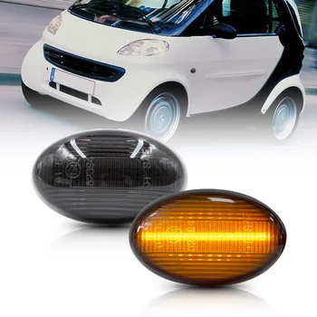 

Full LED Side Marker Light Turn Signal Lights For Benz Smart W450 W452 A-Class W168 Vito W639 W447 W415 OEM #：CL-SM450-SM 2pcs