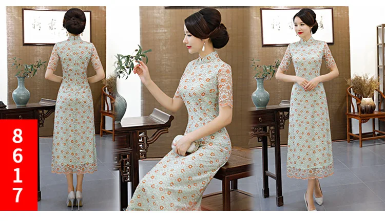 Китай(материк) Qipao многоцветный cheongsam Национальный Ветер улучшилось платье Ципао большие качели типа Чонсам ежедневно платье Ципао платье
