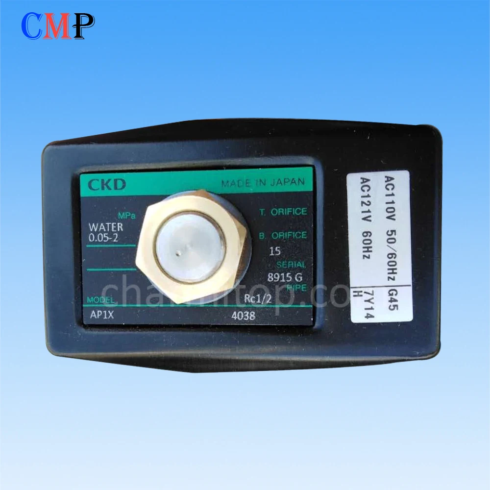 AP1X-4038-AC110V-AC121V Япония CKD СОЛЕНОИДНЫЕ клапаны для Sodick проволочной резки EDM машины |