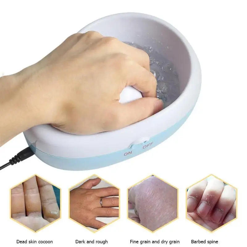 

Electric Nail Art Soak Bowl Bubble Hand Wash Manicure Gel Polish Remover Nail Treatment Bowl Manicure Tools