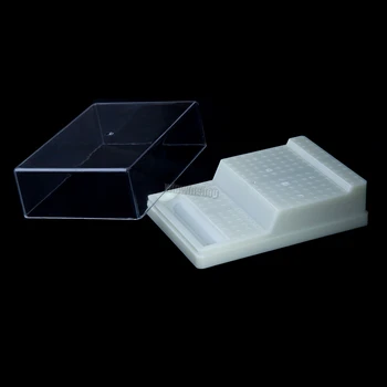 

168 hole dental drill holder RA-FG dental drill holder with plastic transparent cover