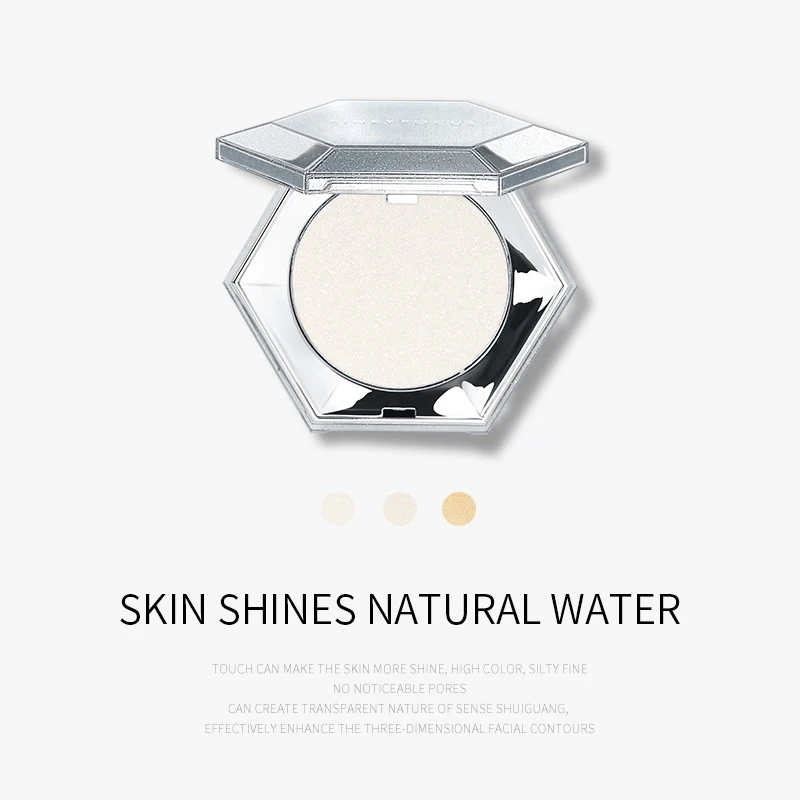 Facial Whitening Brighten Highlighter Glow Face Contour Palette Cosmetics Profession Makeup Cosmetic Highlighter Palette
