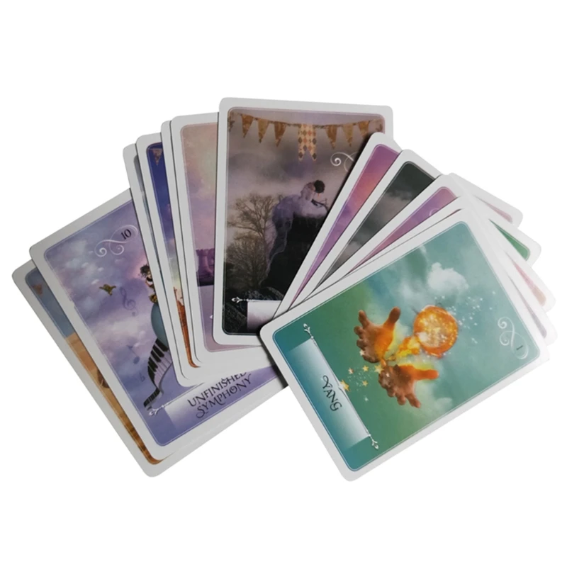 

Wisdom of the Oracle Divination Cards 52-Card Deck Tarots English Version Family Party Board Game