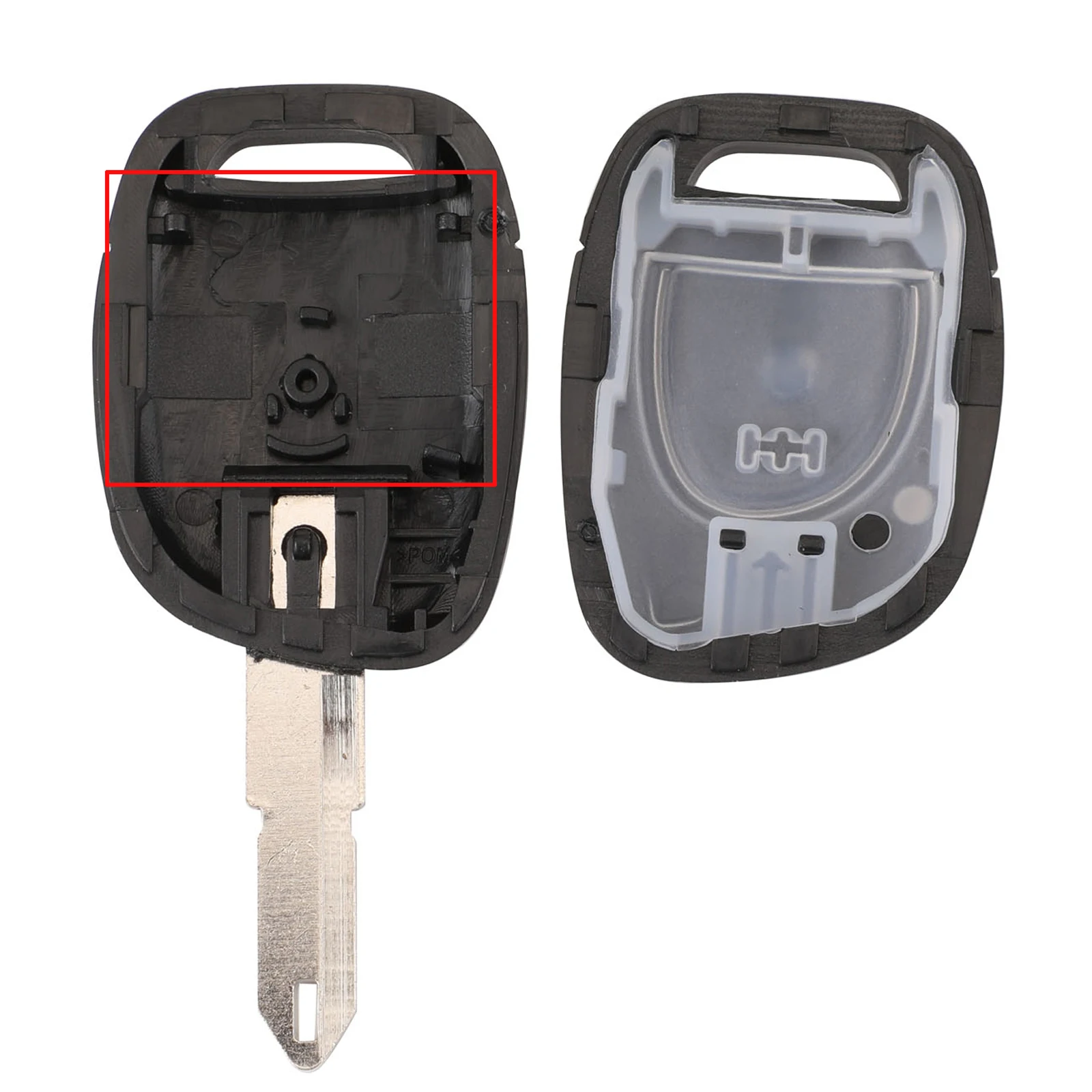 Чехол накладка без ключа jingyuqin для RENAULT Twingo Clio Kangoo 2005 Master 1 кнопка ключа|case for|case