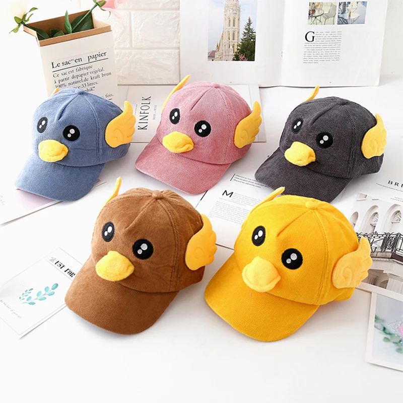 

The new super cute children's hat will be called duckling hat net red cap baby cute hat children students shade baseball