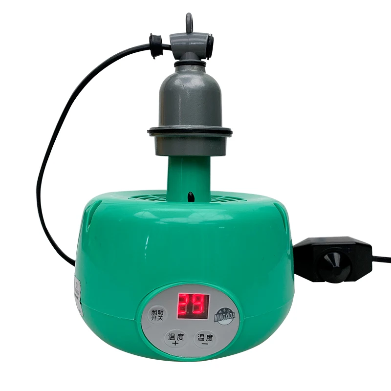 Controlador de temperatura para mantener el calor, Bombilla nueva, lámpara de calefacción, luz cálida para animales de granja, cachorros, pollos, perros, 300W