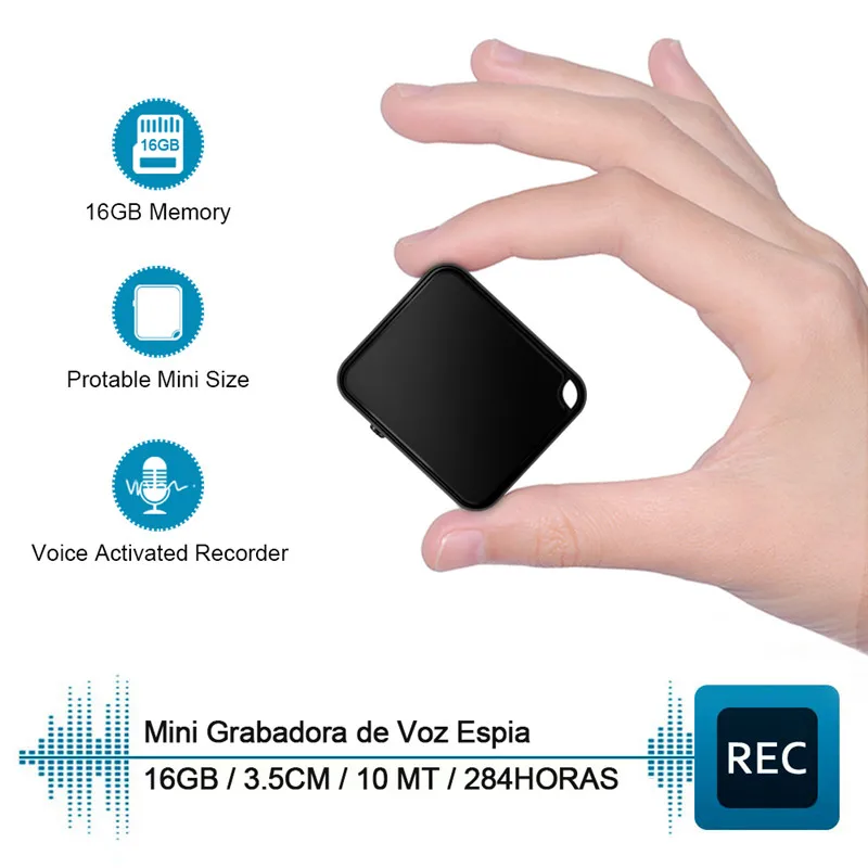 

QZT Small Voice Recorder Portable MP3 Player Sound Audio Recorder Professional Dictaphone Mini Digital Voice Activated Recorder