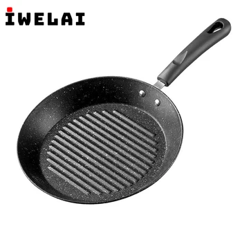 

IWELAI Frying Pot Thickened Omelet Pan Non-stick Egg Pancake Steak Pan Cooking Egg Ham 25CM Pans Breakfast Maker