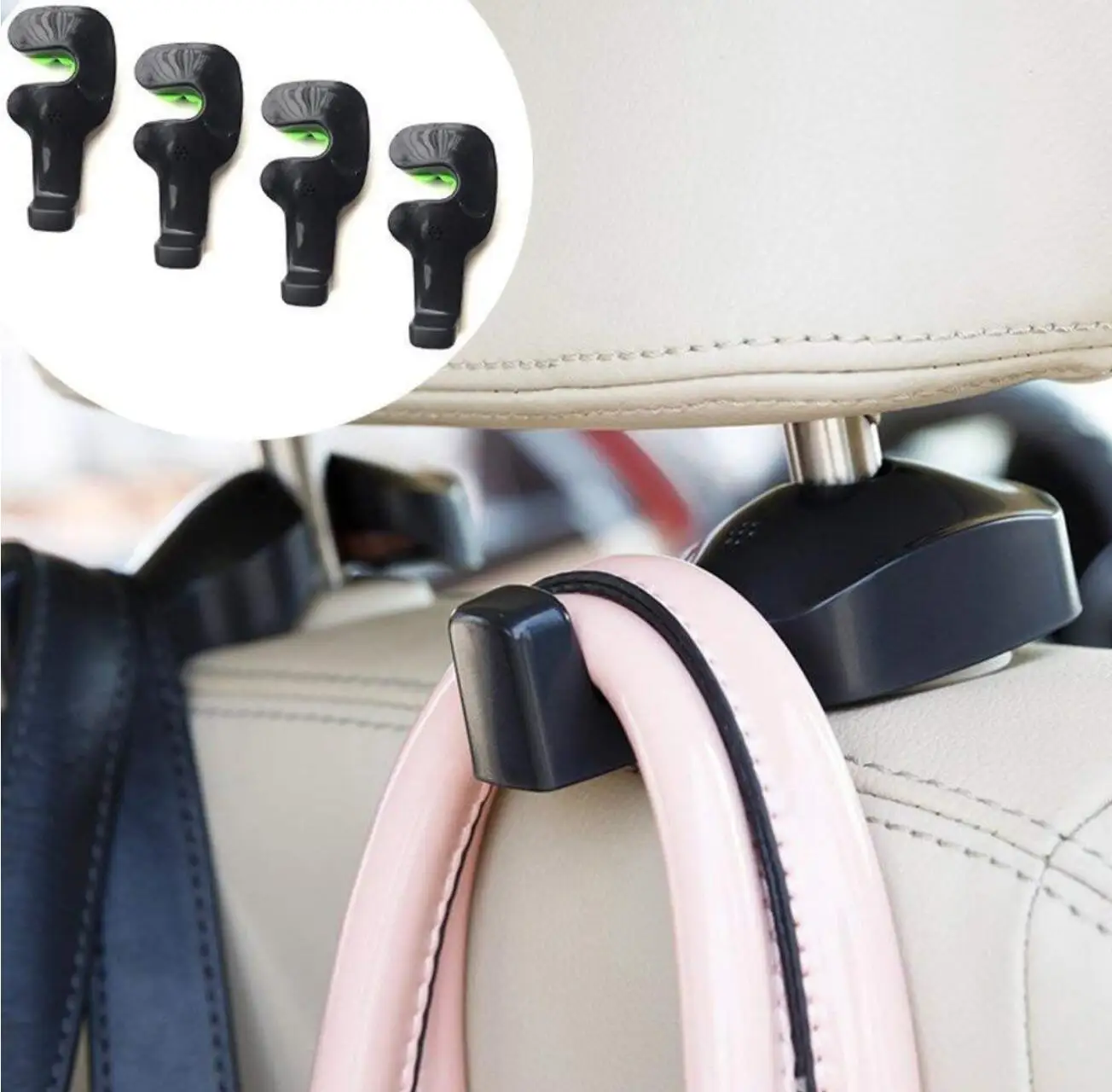 

2pcs Car Shopping Bag Holder Seat Hook Hanger For Renault Koleos Clio Scenic Megane Duster Sandero Captur Twingo